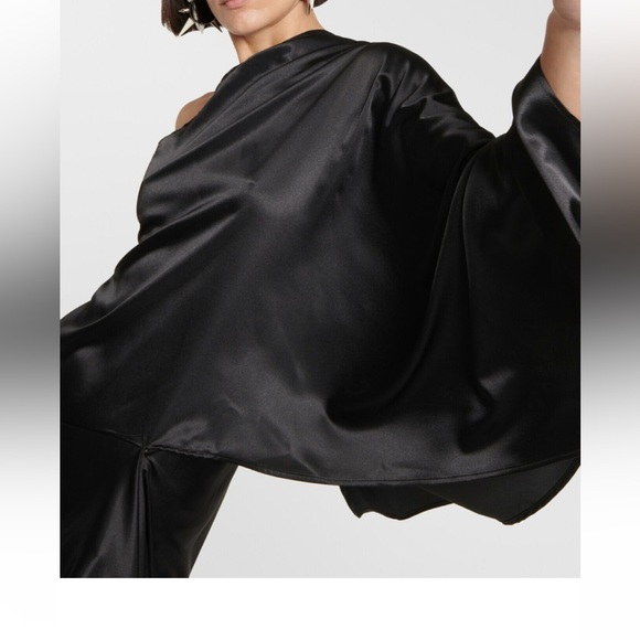 ACNE STUDIOS Asymmetric satin gown - Picture 3 of 7